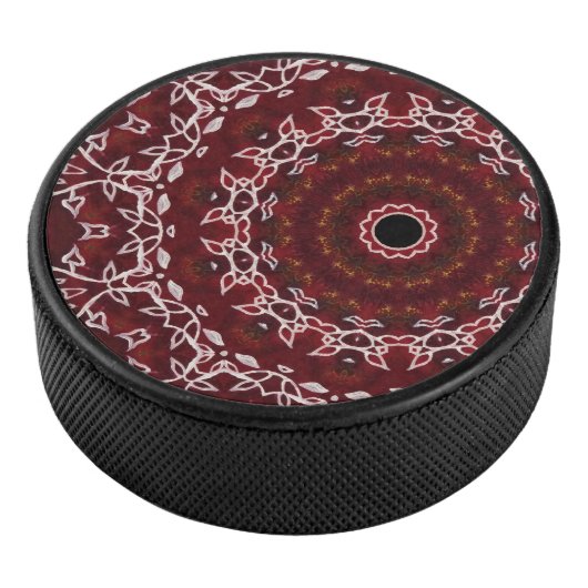 Het scharlakenrode labyrint hockey puck (3/4)