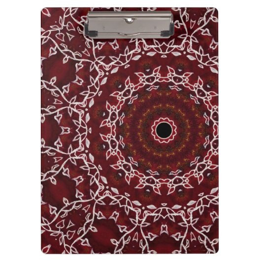 Het scharlakenrode labyrint klembord (Voorkant)