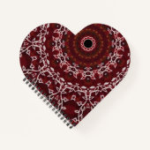 Het scharlakenrode labyrint notitieboek (Voorkant)