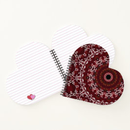 Het scharlakenrode labyrint notitieboek