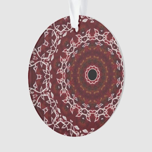 Het scharlakenrode labyrint ornament (voorkant)