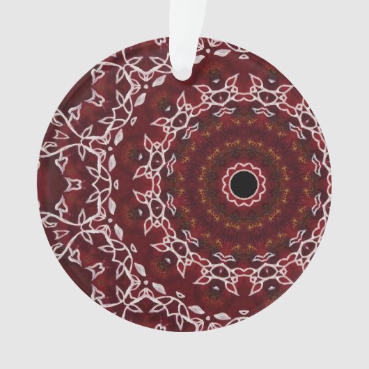 Het scharlakenrode labyrint ornament (voorkant)