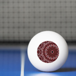 Het scharlakenrode labyrint pingpongbal