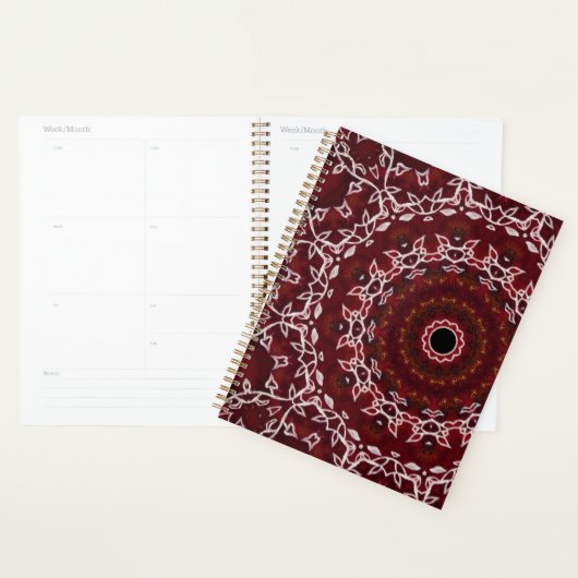 Het scharlakenrode labyrint planner (Display)