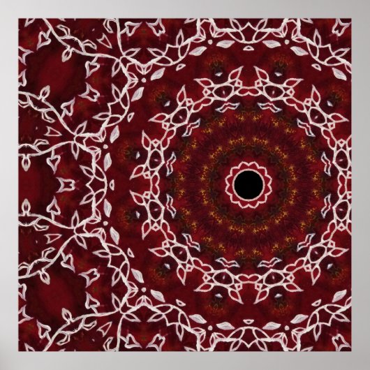 Het scharlakenrode labyrint poster (Voorkant)