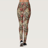 Het scharlakenrode struikgewas – Gotisch Victoriaa Leggings (Achterkant)