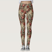 Het scharlakenrode struikgewas – Gotisch Victoriaa Leggings (Voorkant)