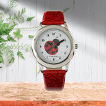 het schattenliefhebber voegt naam toe horloge<br><div class="desc">schattig ladybug-omvergooien naam bekijken</div>