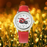 het schattenliefhebber voegt naam toe horloge<br><div class="desc">schattig ladybug-omvergooien naam bekijken</div>