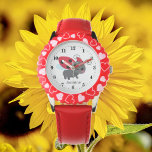 het schattenliefhebber voegt naam toe horloge<br><div class="desc">schattig ladybug-omvergooien naam bekijken</div>
