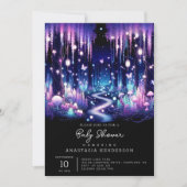 Het Schattige Fun Enchanted Forest Baby shower Kaart (Voorkant)