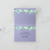 Het schattige Gele Wenskaart van de Verjaardag van Kaart (Binnen)