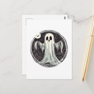 Het Schattige Kleine Halloween Spookje Briefkaart