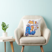 Het Schattige Shiba Koppel Kussen (Stoel)