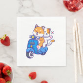 Het Schattige Shiba Koppel Servet (Insitu)