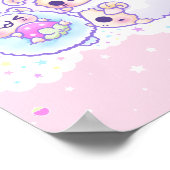 Het schattige snoep schaap poster (Hoek)