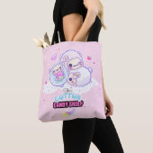 Het schattige snoep schaap tote bag (Dichtbij)