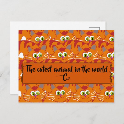 Het schattigste dier ter wereld briefkaart (Voorkant / Achterkant)