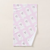 Het schattigste spookpatroon bad handdoek (Handdoek)