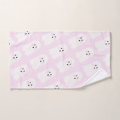 Het schattigste spookpatroon bad handdoek (Handdoek)