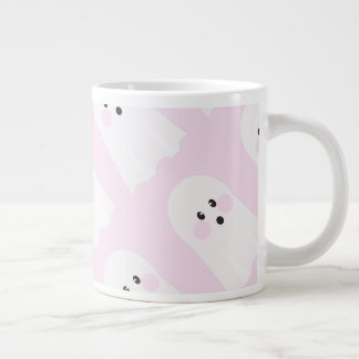 Het schattigste spookpatroon grote koffiekop