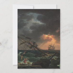 Het scheepswrak door Claude-Joseph Vernet Kaart