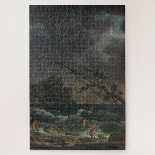 Het scheepswrak van Claude-Joseph Vernet Legpuzzel (Verticaal)