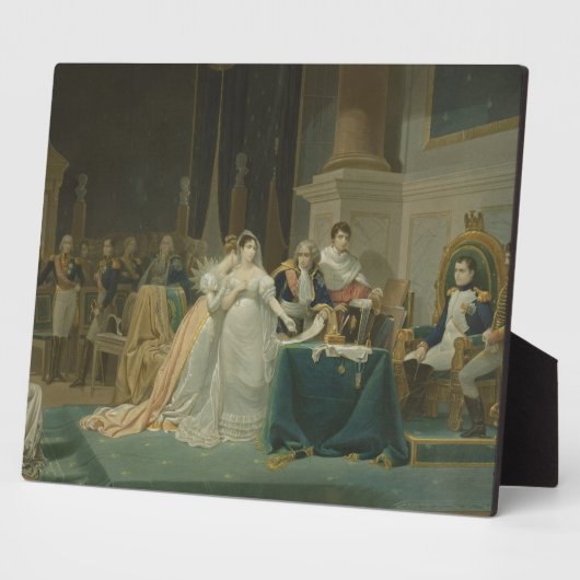 Het scheiden van de Empress Josephine (1763-1814)  Fotoplaat (Zijkant)