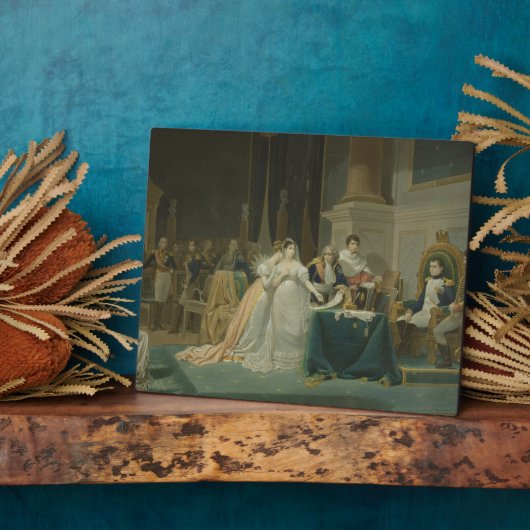 Het scheiden van de Empress Josephine (1763-1814) Fotoplaat (Zijkant)