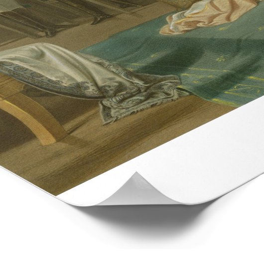 Het scheiden van de Empress Josephine (1763-1814)  Poster (Hoek)