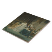 Het scheiden van de Empress Josephine (1763-1814)  Tegeltje (Zijkant)