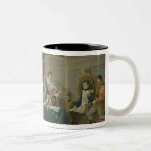 Het scheiden van de Empress Josephine (1763-1814) Tweekleurige Koffiemok