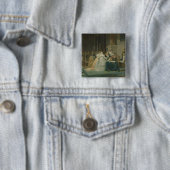 Het scheiden van de Empress Josephine (1763-1814)  Vierkante Button 5,1 Cm (In situ)