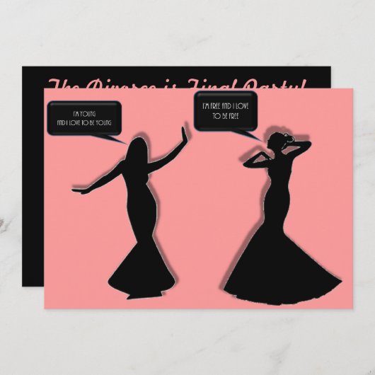 Het scheidingsteken is de EindUitnodigingen van de Kaart (Voorkant / Achterkant)