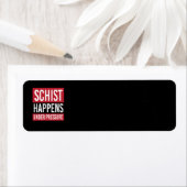 Het schema gebeurt Geologie die Stonen verzamelt Etiket (Insitu)