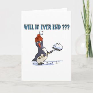 Het Scheppen van de pinguïn Feestdagen Kaart