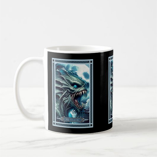 Het schepsel Tarot Kaart Koffiemok (Links)