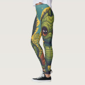 Het schepsel uit de Black Lagoon Halloween Leggings (Links)