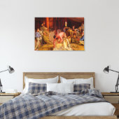 Het scheren van de rammen Tom Roberts 1890 Austral Canvas Afdruk (Insitu (Slaapkamer))
