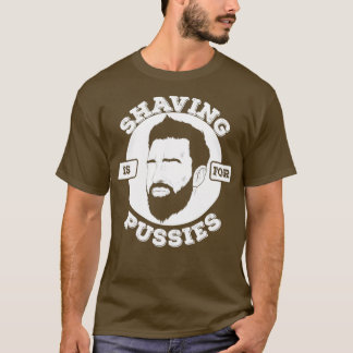 Het scheren van de volle baard is voor puzzels t-shirt