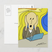 Het scherm briefkaart (Voorkant / Achterkant)