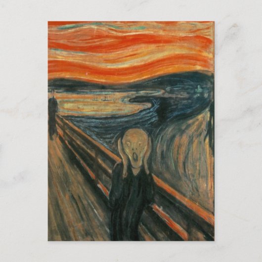 Het scherm - Edvard Munch Briefkaart (Voorkant)