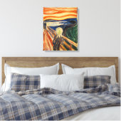 Het scherm | Edvard Munch | Canvas Afdruk (Insitu (Slaapkamer))