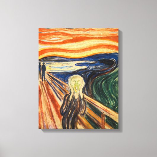 Het scherm | Edvard Munch | Canvas Afdruk (Voorkant)
