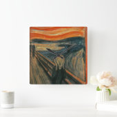 Het scherm - Edvard Munch Vierkante Klok (Huis)