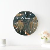 Het scherm grote klok (Huis)