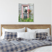 Het scherm in een venster canvas afdruk (Insitu (Slaapkamer))