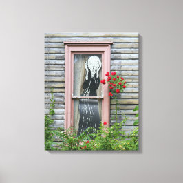 Het scherm in een venster canvas afdruk