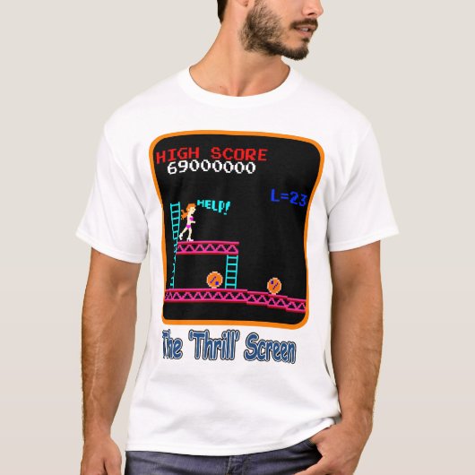 Het scherm 'Thrill' T-shirt (Voorkant)