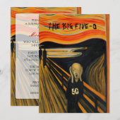 Het schermbeeld - Funny 50th Birthday Kaart (Voorkant / Achterkant)